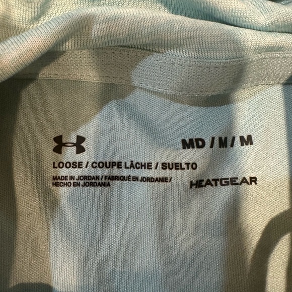 Under Armour Light Blue Hoodie Size Medium - Picture 2 of 3
